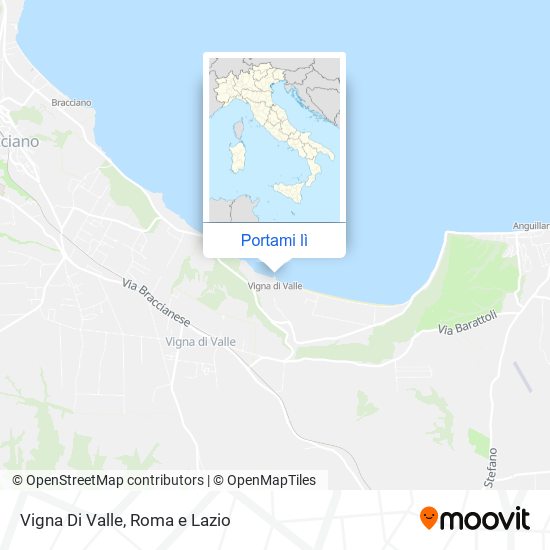 Mappa Vigna Di Valle