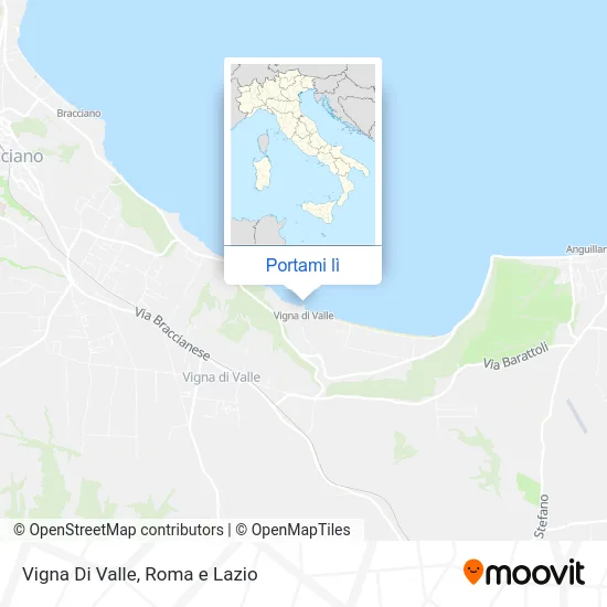 Mappa Vigna Di Valle