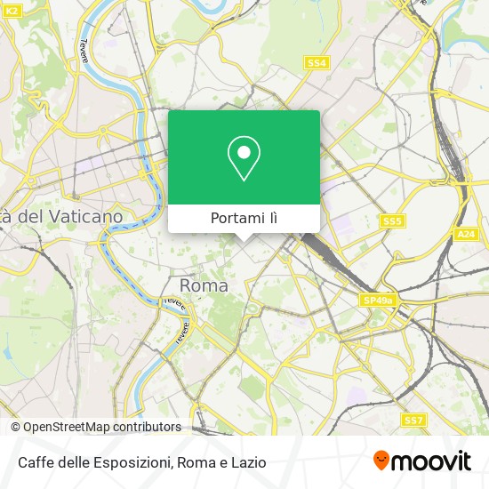 Mappa Caffe delle Esposizioni