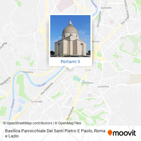 Mappa Basilica Parrocchiale Dei Santi Pietro E Paolo