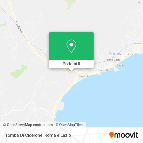 Mappa Tomba Di Cicerone