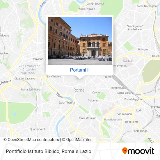 Mappa Pontificio Istituto Biblico