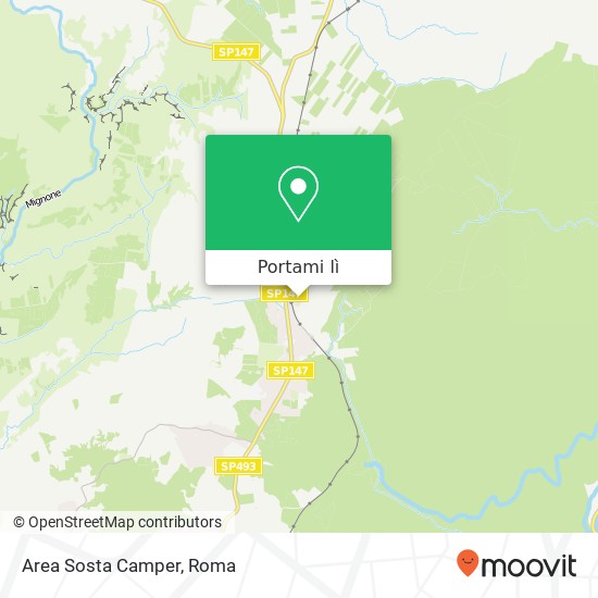 Mappa Area Sosta Camper