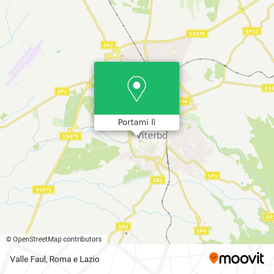 Mappa Valle Faul