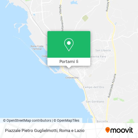 Mappa Piazzale Pietro Guglielmotti