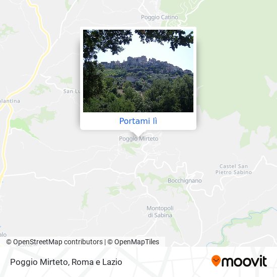Mappa Poggio Mirteto