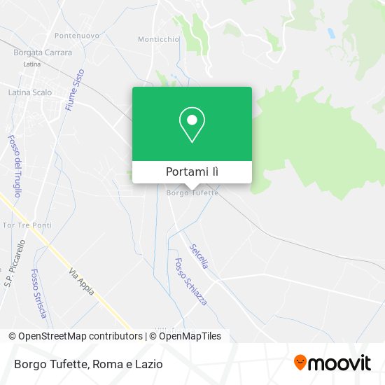 Mappa Borgo Tufette