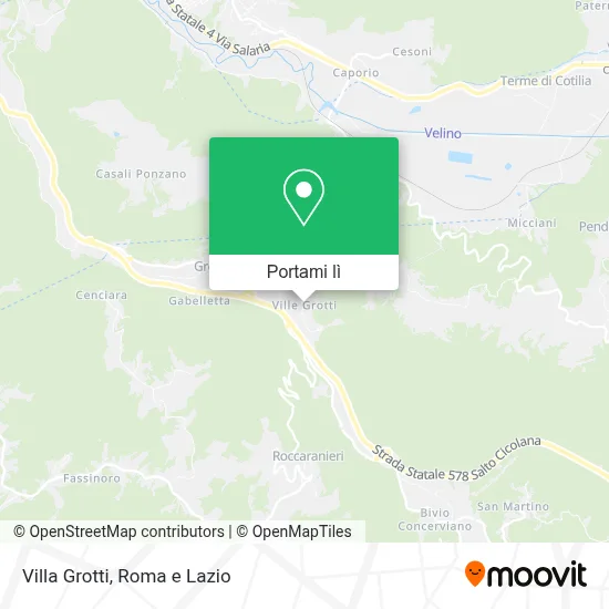 Mappa Villa Grotti