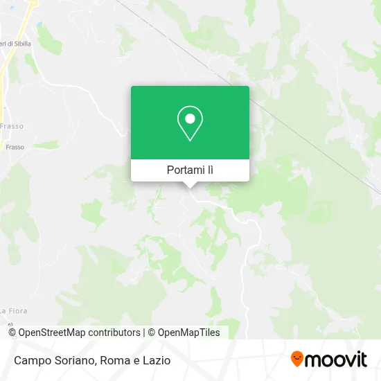 Mappa Campo Soriano