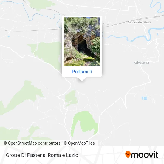 Mappa Grotte Di Pastena