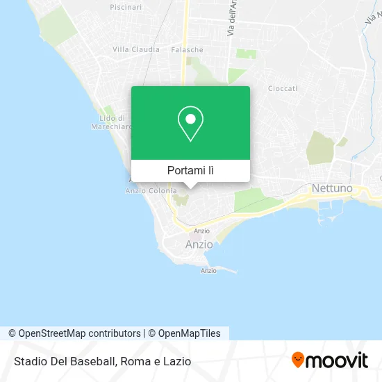 Mappa Stadio Del Baseball
