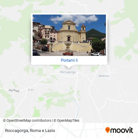 Mappa Roccagorga