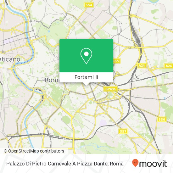 Mappa Palazzo Di Pietro Carnevale A Piazza Dante