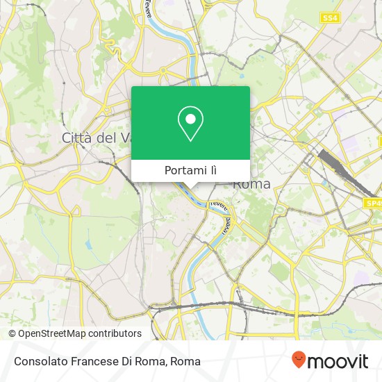 Mappa Consolato Francese Di Roma