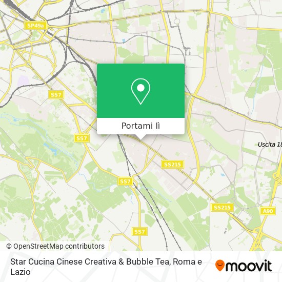 Mappa Star Cucina Cinese Creativa & Bubble Tea