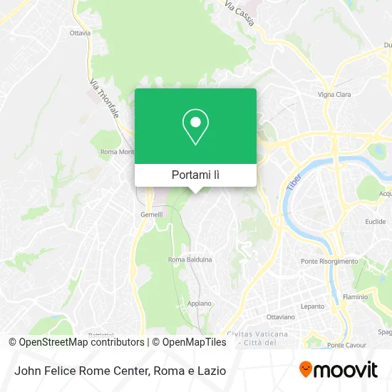 Mappa John Felice Rome Center