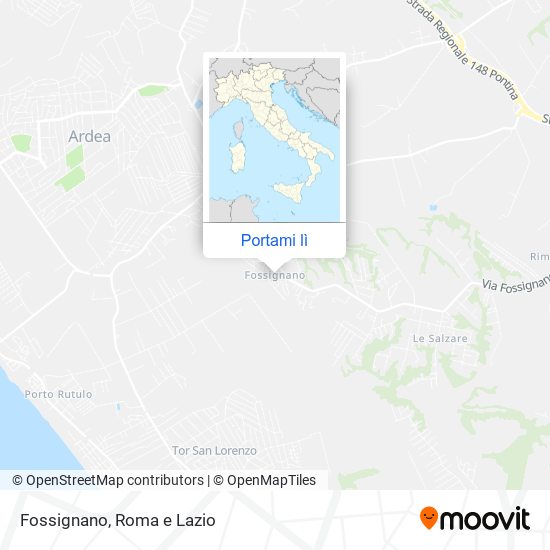 Mappa Fossignano