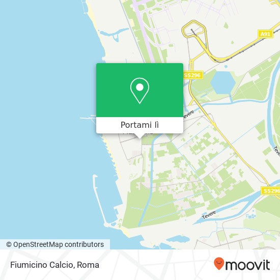 Mappa Fiumicino Calcio