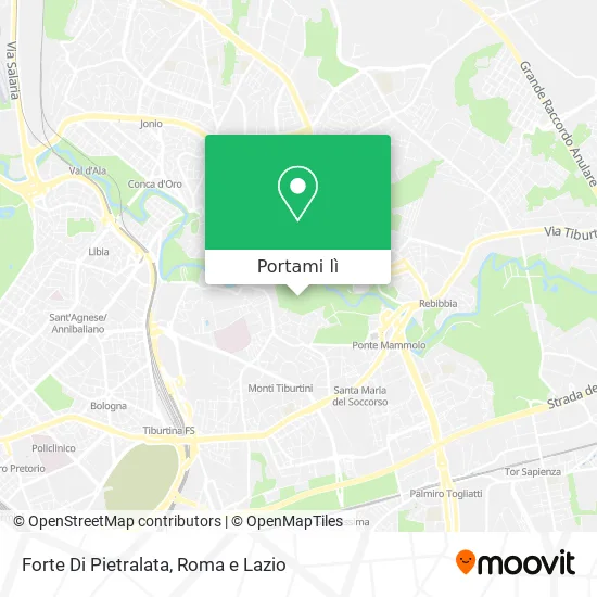 Mappa Forte Di Pietralata