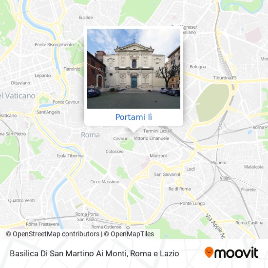 Mappa Basilica Di San Martino Ai Monti