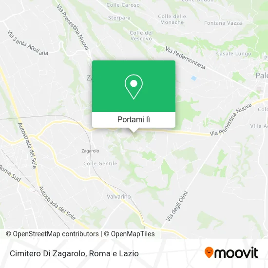 Mappa Cimitero Di Zagarolo