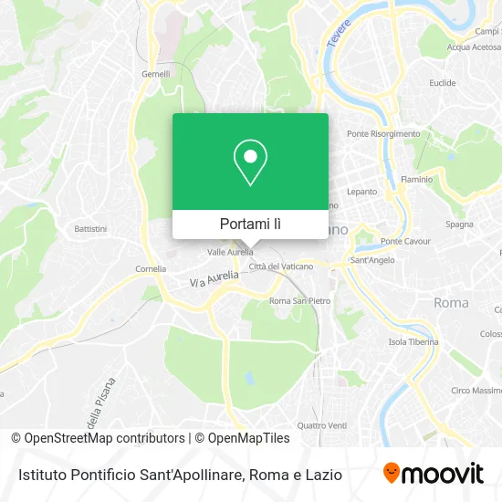 Mappa Istituto Pontificio Sant'Apollinare