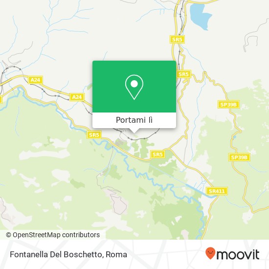 Mappa Fontanella Del Boschetto