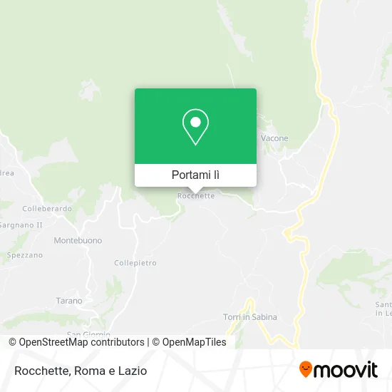 Mappa Rocchette