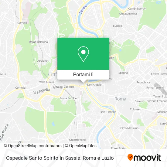 Mappa Ospedale Santo Spirito In Sassia