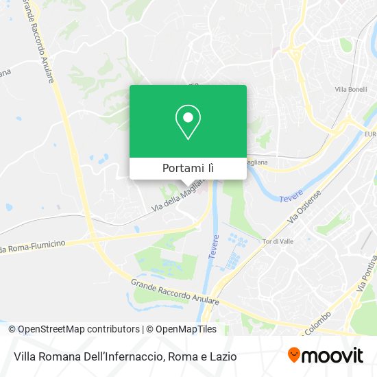 Mappa Villa Romana Dell’Infernaccio