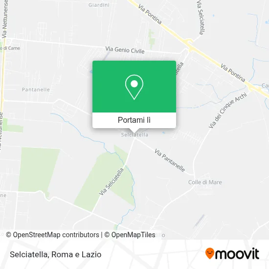 Mappa Selciatella
