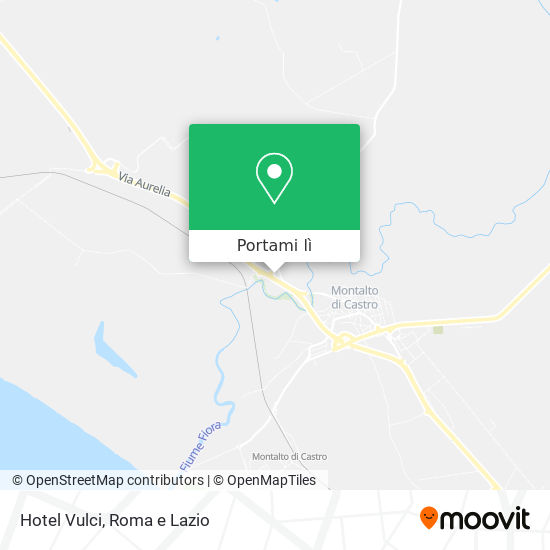 Mappa Hotel Vulci