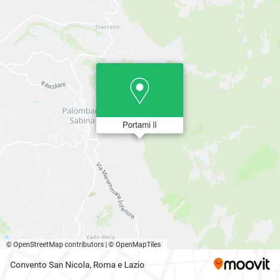 Mappa Convento San Nicola