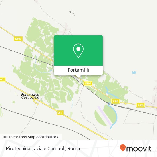 Mappa Pirotecnica Laziale Campoli