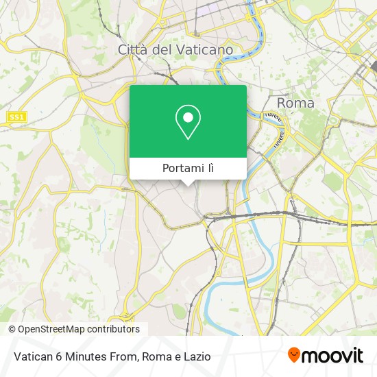 Mappa Vatican 6 Minutes From