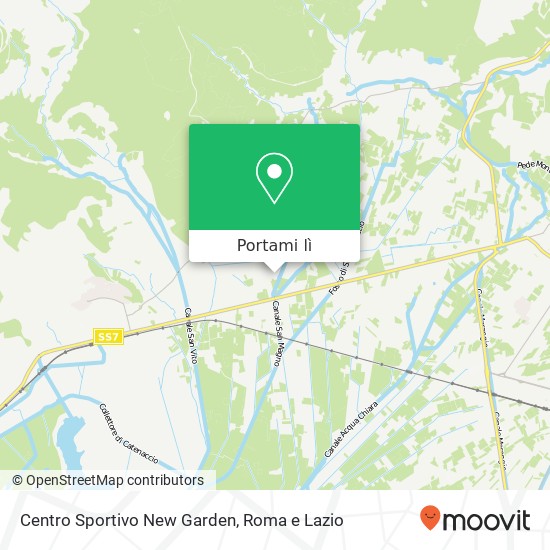 Mappa Centro Sportivo New Garden