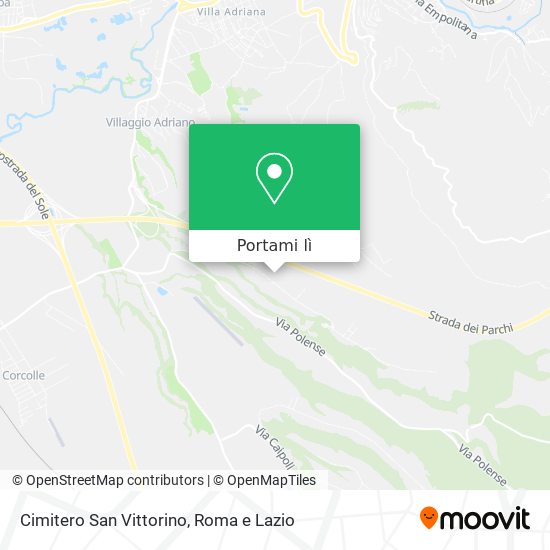 Mappa Cimitero San Vittorino