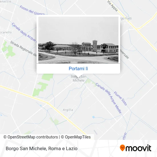 Mappa Borgo San Michele