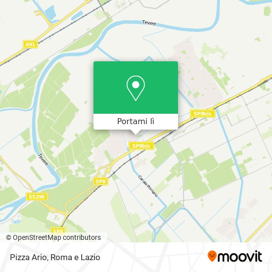 Mappa Pizza Ario