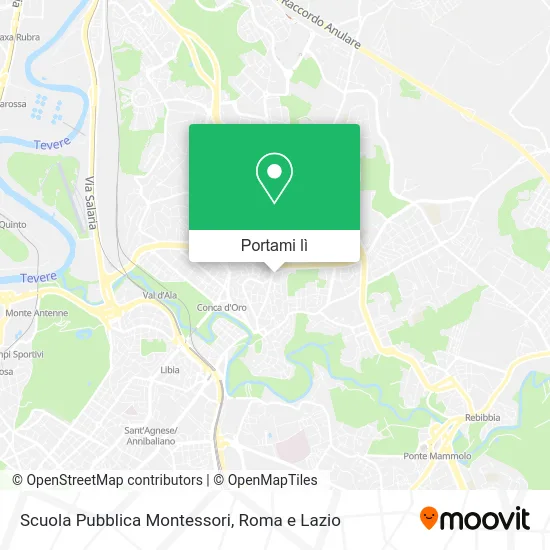 Mappa Scuola Pubblica Montessori