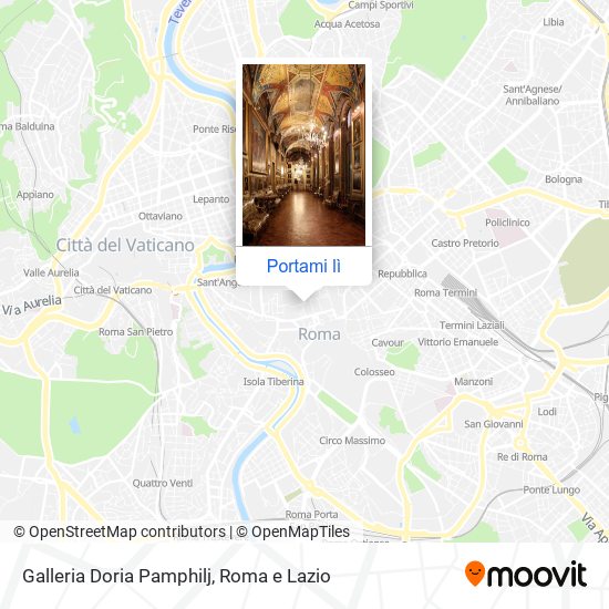 Mappa Galleria Doria Pamphilj