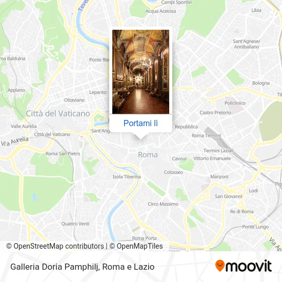 Mappa Galleria Doria Pamphilj
