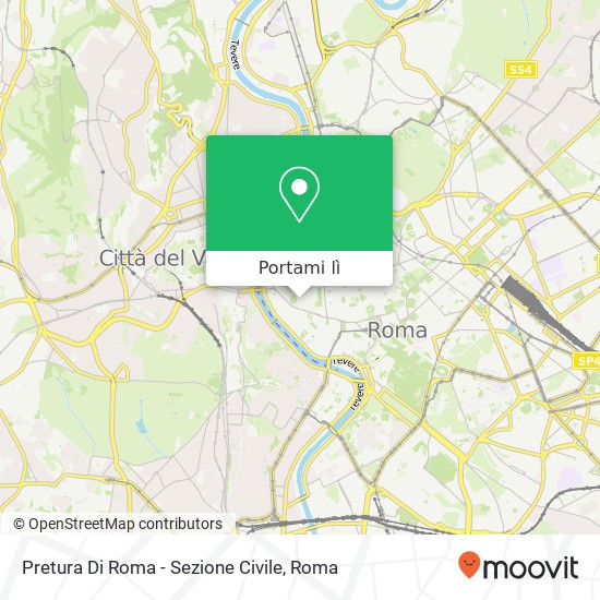 Mappa Pretura Di Roma - Sezione Civile