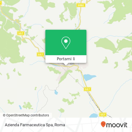 Mappa Azienda Farmaceutica Spa