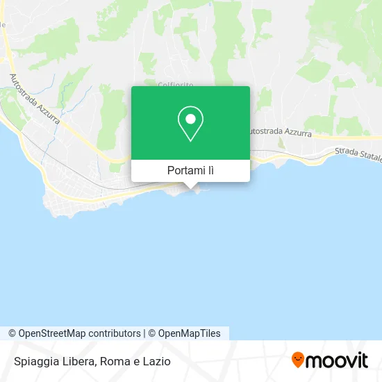 Mappa Spiaggia Libera