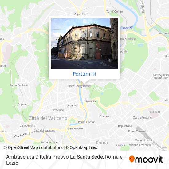 Mappa Ambasciata D'Italia Presso La Santa Sede