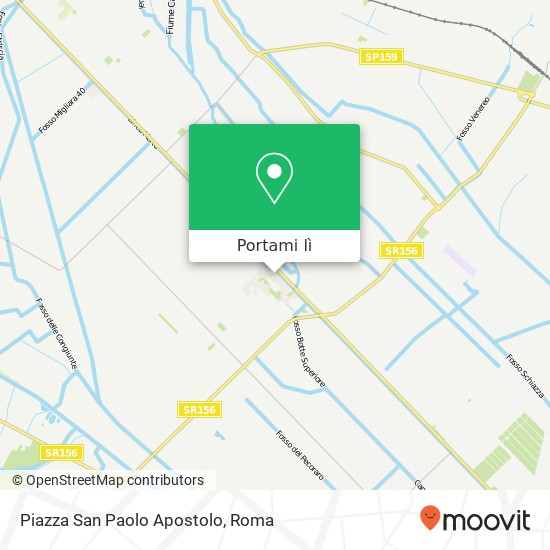 Mappa Piazza San Paolo Apostolo