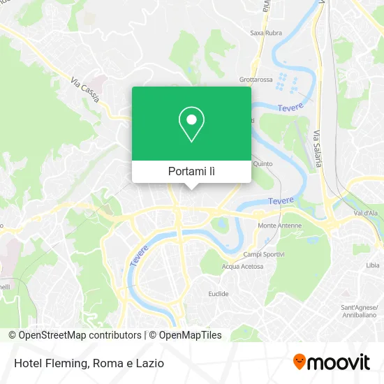 Mappa Hotel Fleming