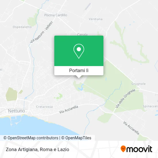 Mappa Zona Artigiana