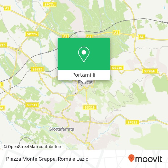 Mappa Piazza Monte Grappa